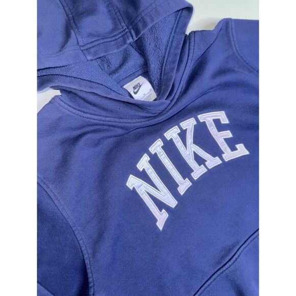 Nike Spell Out Sportswear Club Fleece Kids Youth Boys Pullover Hoodie Size XL - Picture 4 of 7